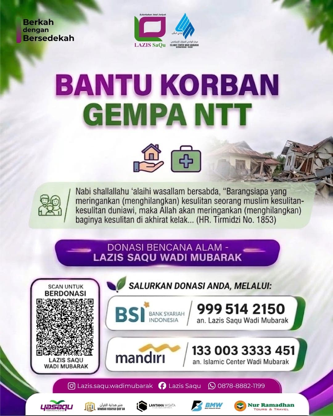 Bantu Korban Gempa NTT