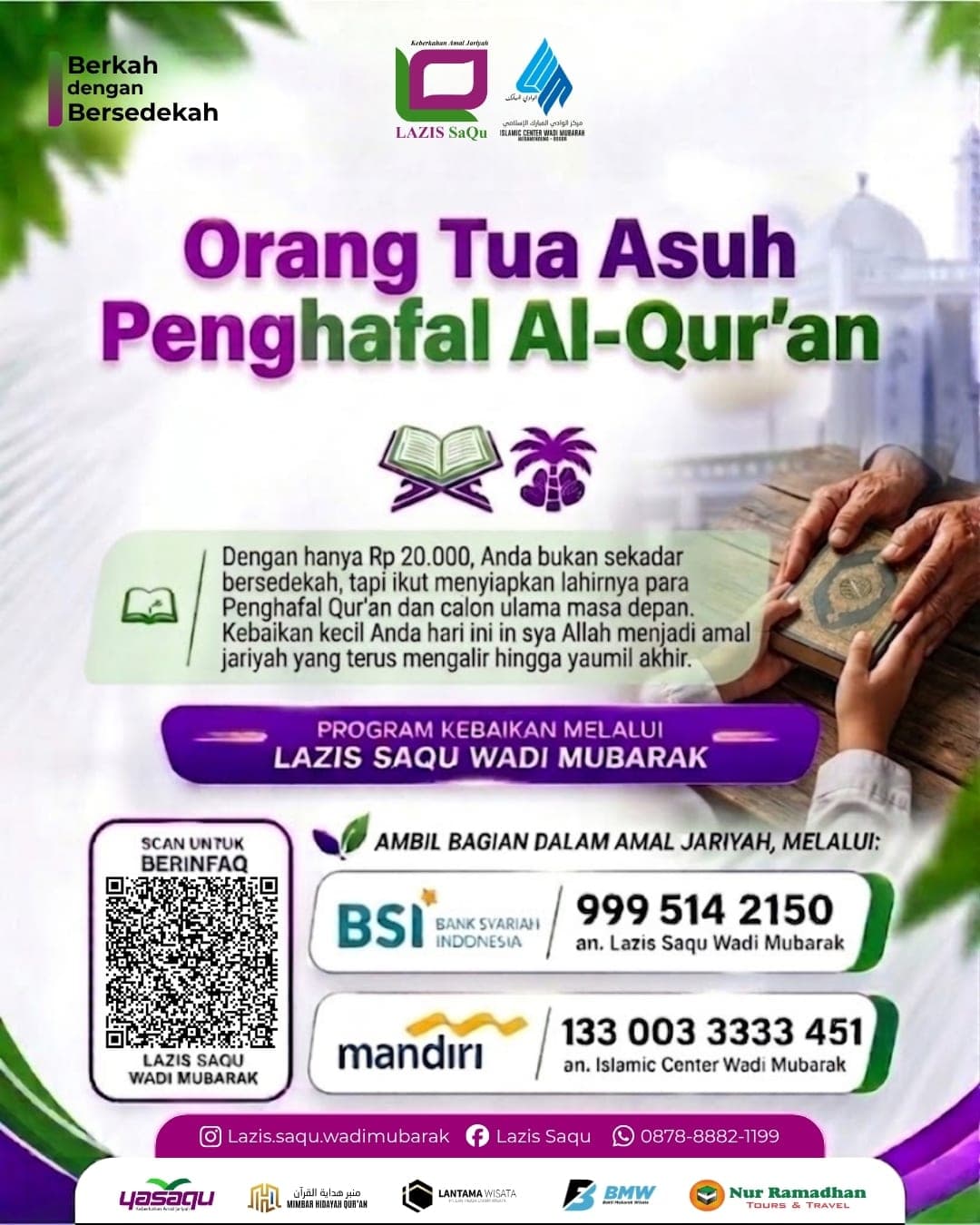 Orang Tua Asuh Santri Penghafal Al-Qur'an