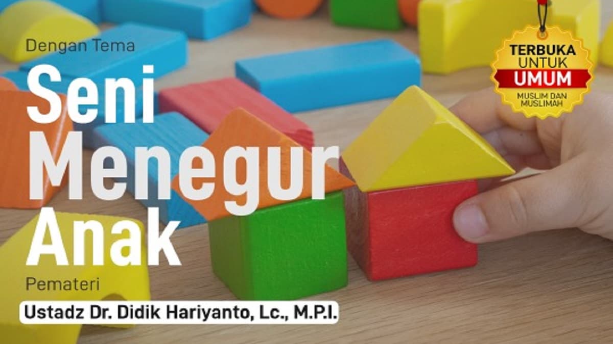 Seni Menegur Anak