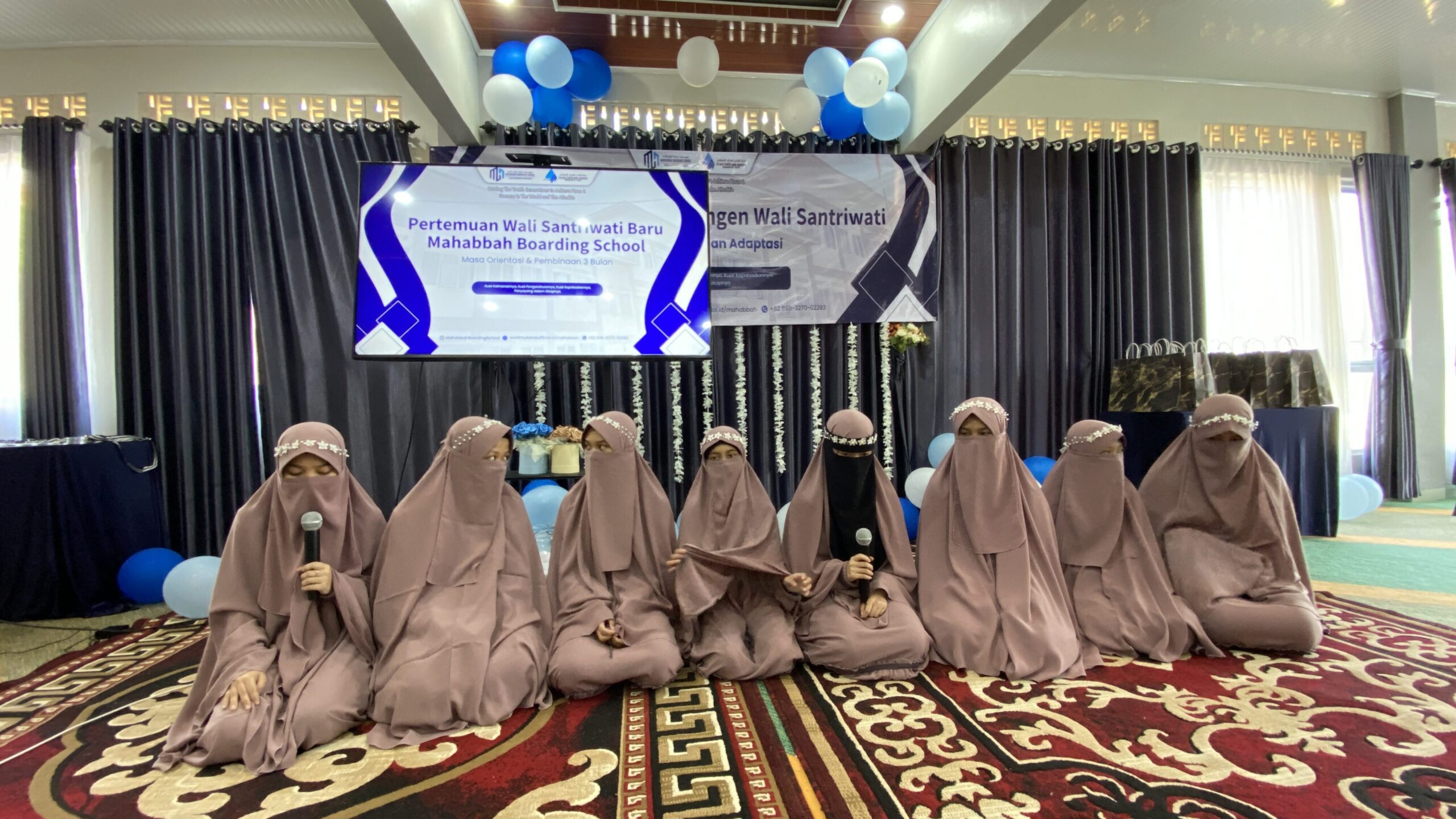 Tangis Bahagia & Doa Syukur Warnai Pertemuan Wali Santriwati Angkatan 4 Setelah Karantina Tahfizh 3 Bulan 5 pondok tahfizh plus sains edited scaled