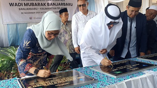 Wali Kota Banjarbaru Hadiri Peresmian Masjid dan Gedung Islamic Center Wadi Mubarak Banjarbaru 2 bb5 1