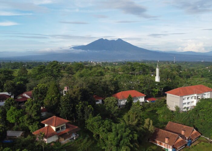 foto tampak udara Wadi Mubarak